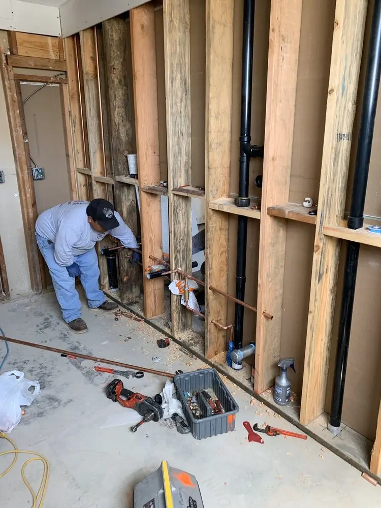 Commercial rough-in plumbing for Gas Line Repair in Dill